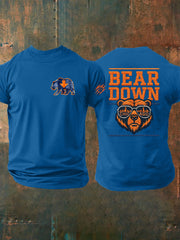 Men's Football Fans Gameday Casual Short Sleeve T-Shirt