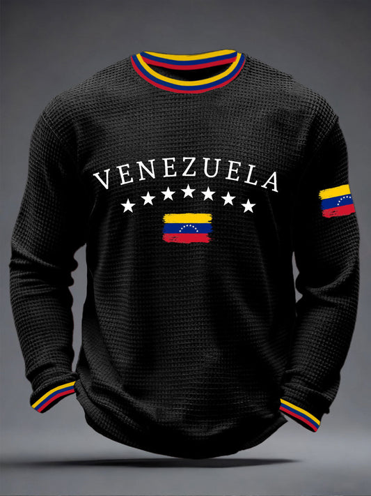 Men's Venezuelan Print Casual T-shirt