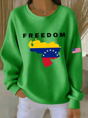 Women's Freedom Venezuela Printed Sweatshirt