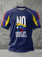 Men's No Hands Off Venezuela short sleeve t-shirt