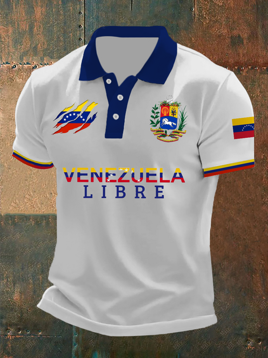 Men's Venezuela Libre Print Shirt