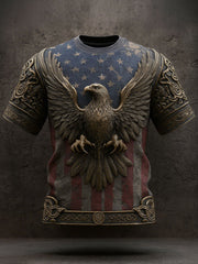 Men's USA Flag Eagle T-Shirts