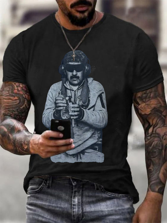 Men's Venezuela President Print Tee