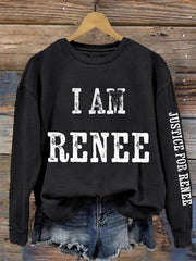 Women's Justice for Renee Nicole Good Minneapolis Protest Sweatshirt