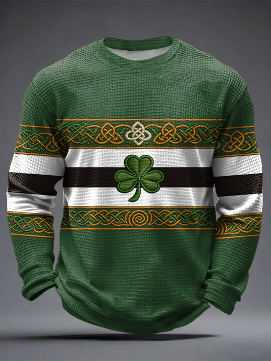 Men's St. Patrick's Day Waffle Top