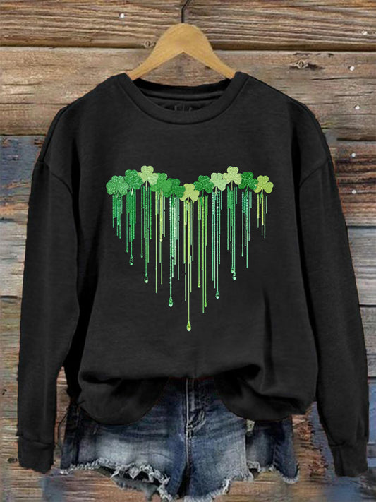 Women's St. Patrick's Day Printed Sweatshirt