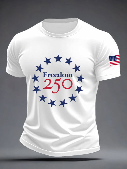 Men's Freedom 250th Anniversary Print T-Shirt