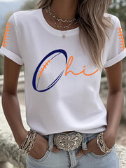 Women's Football Fans Lovers Gameday  T-shirt