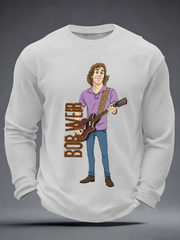 Men's RIP Bob Weir Waffle Long Sleeve T-Shirt
