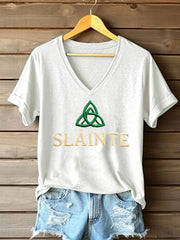 Women's St. Patrick's Day Printed Casual T-Shirt