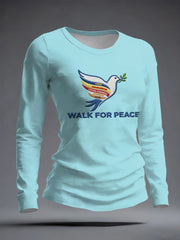 Women's Walk With Aloka Walk For Peace Long Sleeves T-shirt