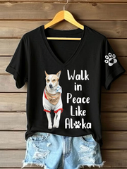 Women's Walk For Peace Like Aloka Short Sleeve T-Shirt
