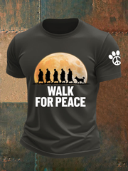 Men's Walk For Peace Short-sleeved T-shirt