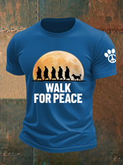 Men's Walk For Peace Short-sleeved T-shirt