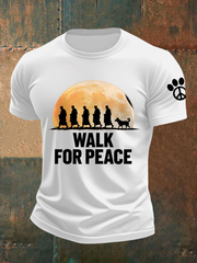 Men's Walk For Peace Short-sleeved T-shirt