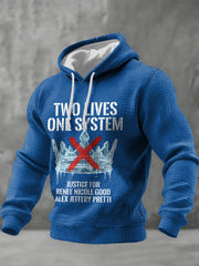 Men's Minneapolis Resist Checkered Cotton Hoodie