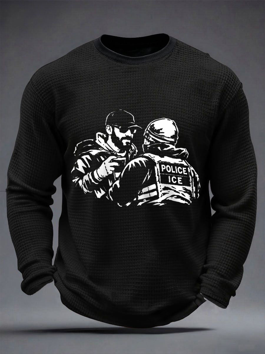 Men's Minneapolis Resist Waffle Long Sleeve T-Shirt