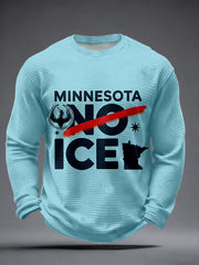 Men's Minnesota No ICE Printed Waffle T-Shirt