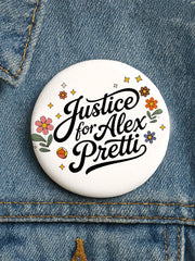 Justice for Alex Pretti Pin Minneapolis Resist