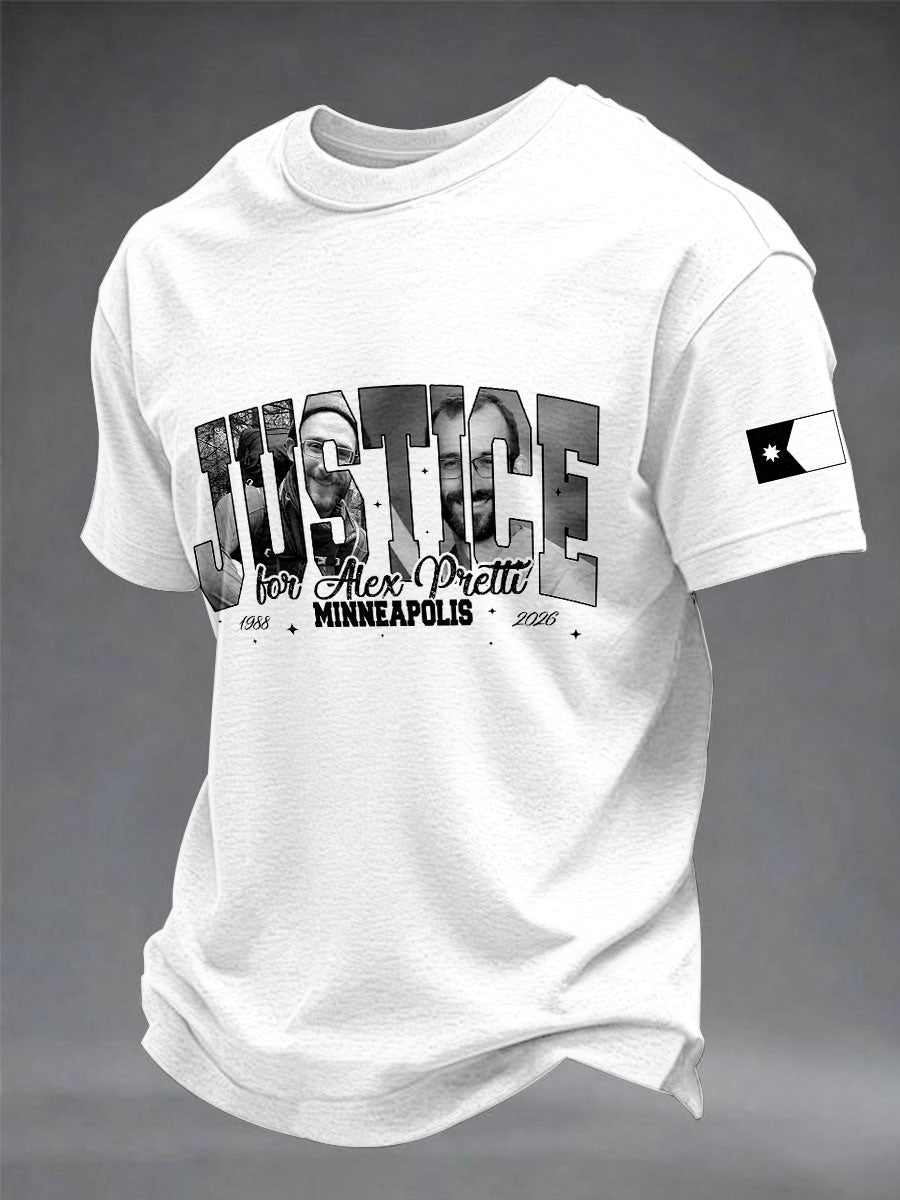 Men's Justice for Alex Pretti Minneapolis T-shirts