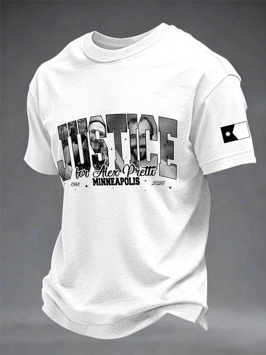Men's Justice for Alex Pretti Minneapolis T-shirts
