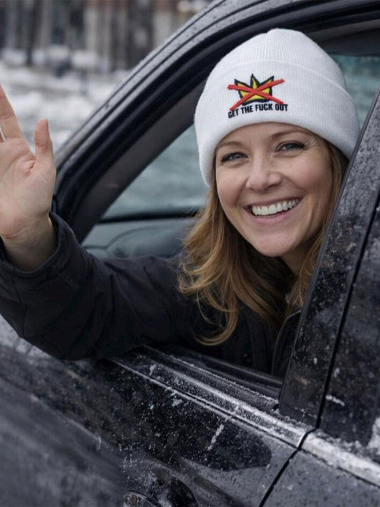 Get the fuck out Unisex knitted hats