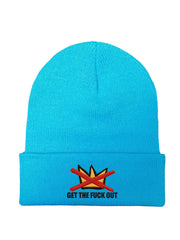 Get the fuck out Unisex knitted hats