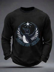 Men's Justice Not Silence Be Good Be Pretti Anti ICE Waffle Long Sleeve T-Shirt