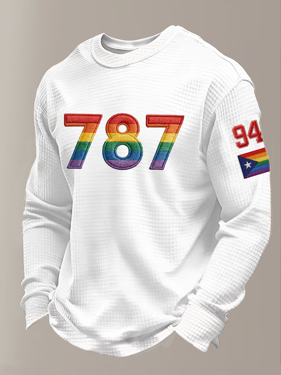 Men's Puerto Rico Waffle Long Sleeve Top