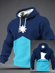 Men's Minnesota Rebel Alliance Checkered Cotton Hoodie