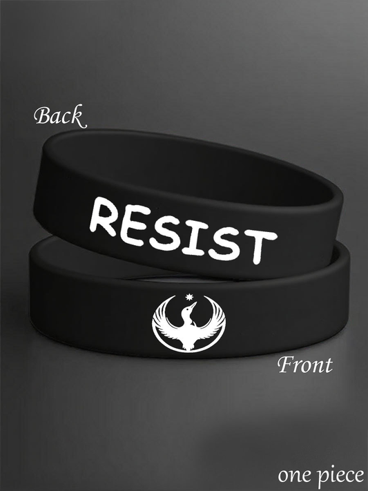 Resist Printed Wristband