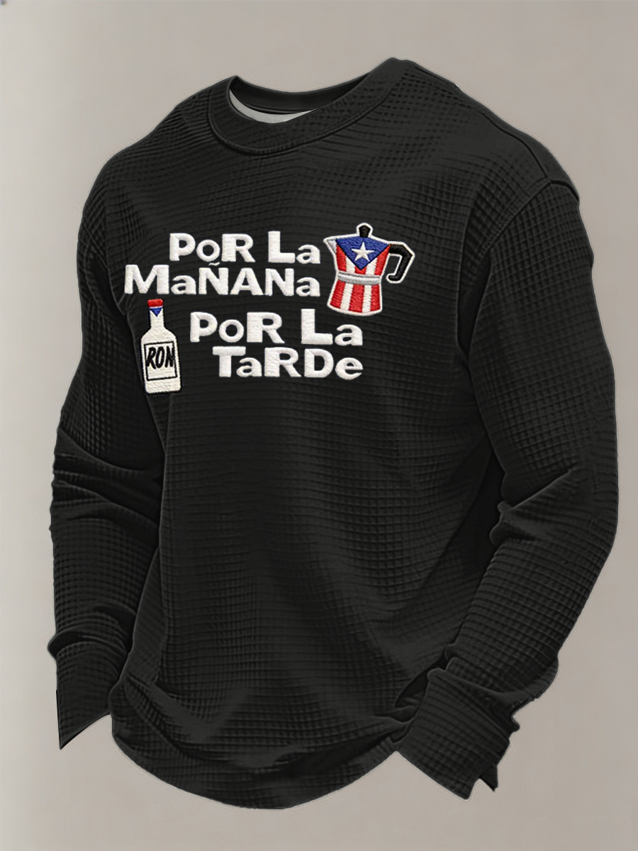 Men's Puerto Rico Waffle Long Sleeve Top