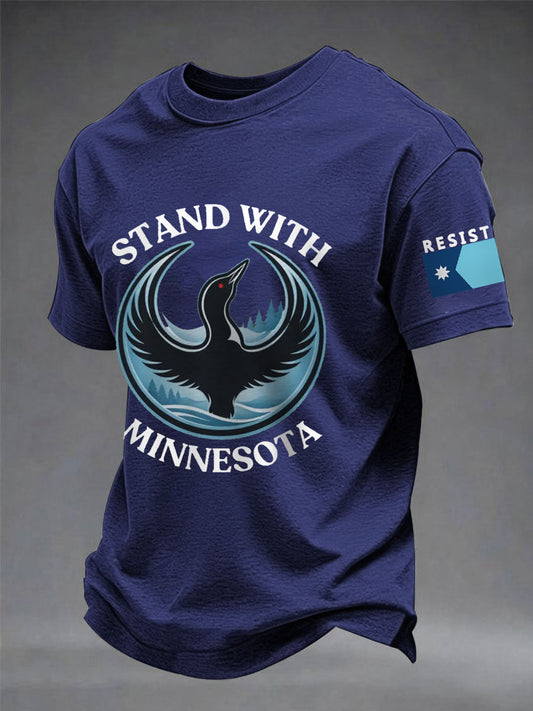 Men's Stand With Minnesota Ice Out Resist Tee