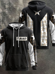 Unisex Puerto Rico Taino Proud Art Printed Hoodie