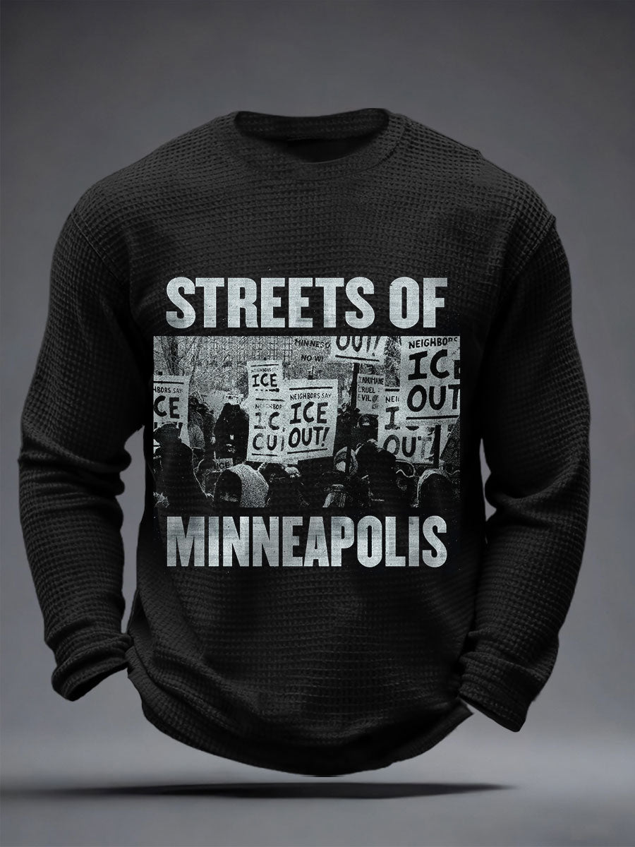 Men's Street Of Minneapolis long-sleeve T-shirt