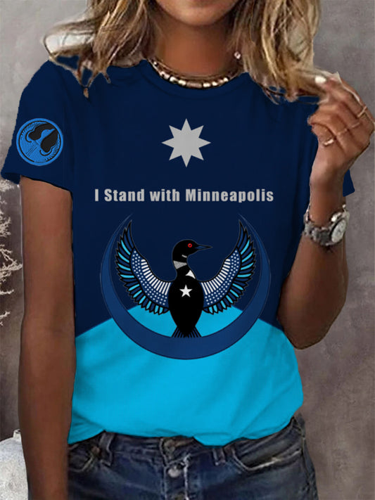 Women's I Stand with Minneapolis T-shirt