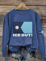 Women's ICE OUT Print Sweatshirt