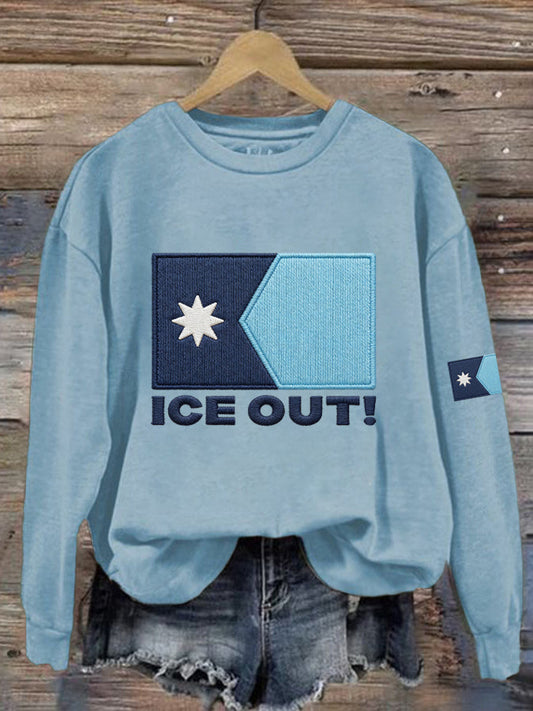 Women's ICE OUT Print Sweatshirt