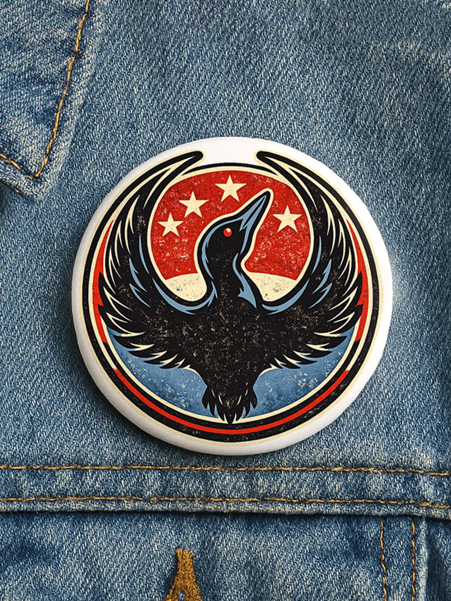 Minnesota Rebel Alliance Loon Bird Pin