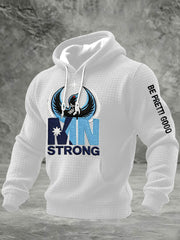 Men's Minnesota Strong Be Pretti Good Checkered Cotton Hoodie