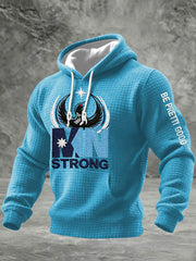 Men's Minnesota Strong Be Pretti Good Checkered Cotton Hoodie