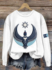 Women's Minnesota Rebel Alliance Loon Bird Print Sweatshirt