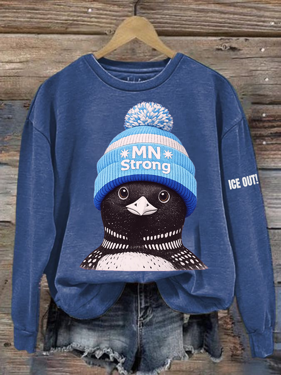 Women's Minnesota Strong Ice Out Polyester Sweatshirt