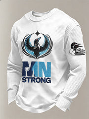 Men's Minnesota Resist ICE Minnesota Strong Waffle Long Sleeve T-Shirt