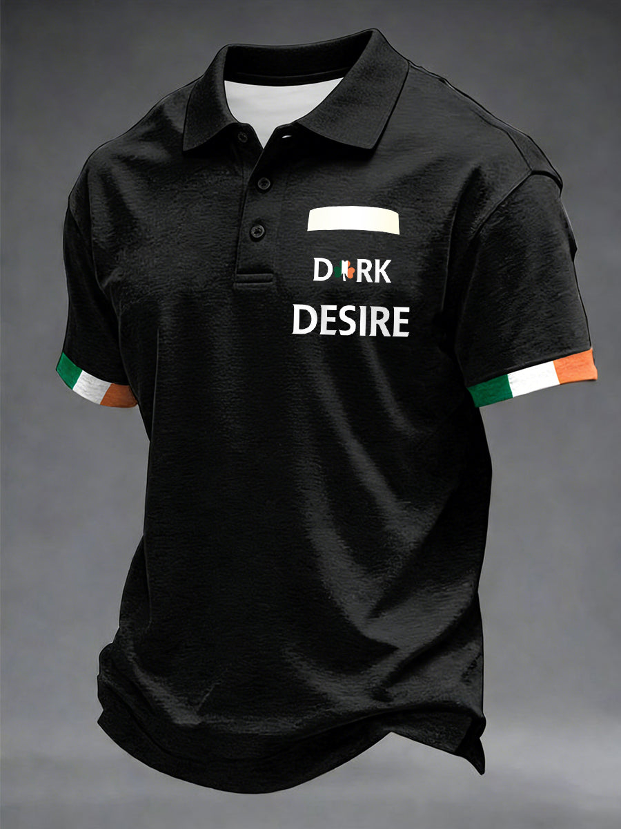 Men's Dark Desire Funny Dark Beer Print Shirt