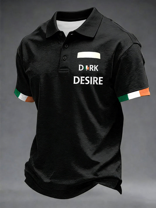 Men's Dark Desire Funny Dark Beer Print Shirt