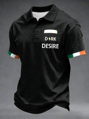 Men's Dark Desire Funny Dark Beer Print Shirt