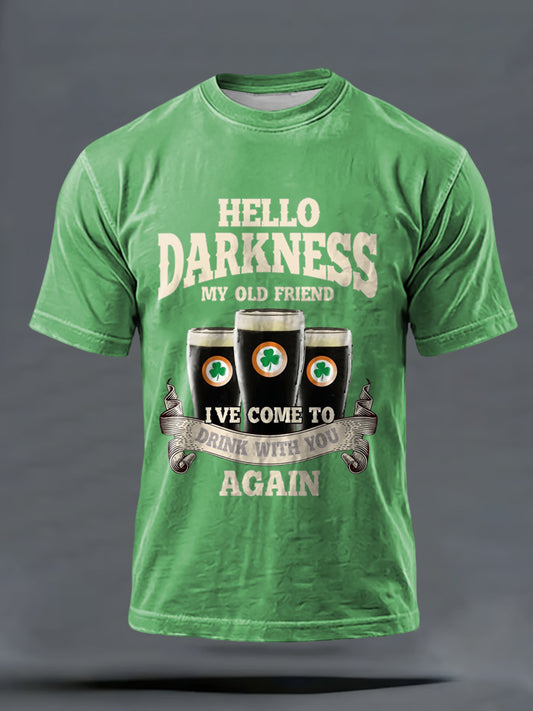 Men's Hello Darkness My Old Friend t-shirt