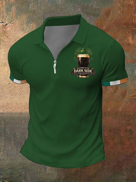 Men's Welcome To The Dark Side Beer Short Sleeve Shirt