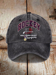 Hockey Printed Casual Unisex Hat
